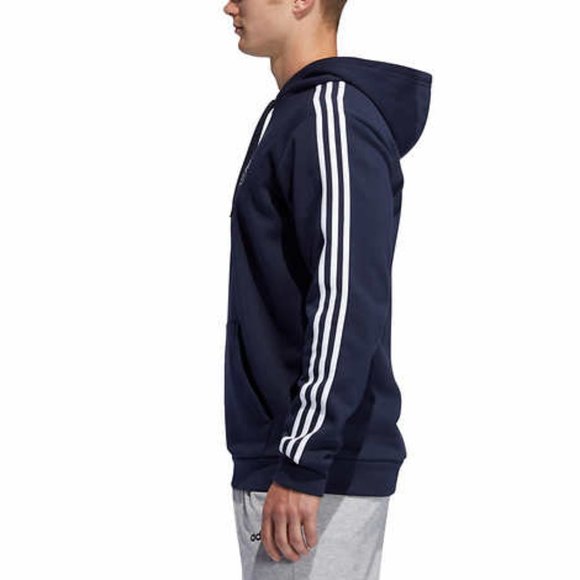 adidas Men’s Fleece Pullover Hoodie - Picture 2 of 4